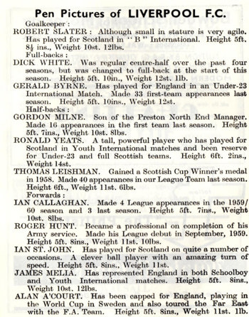 Match programme (Notes 2)