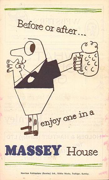 Match programme - BackCover