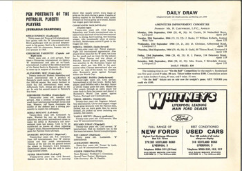 Match programme article 2