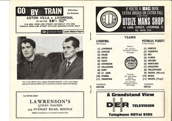 Match programme article 3