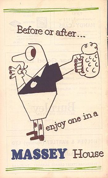 Match programme - BackCover