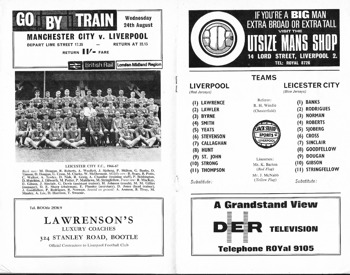 Match programme (Inside)