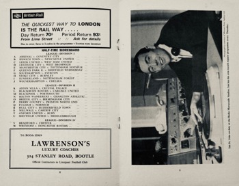 Match programme article