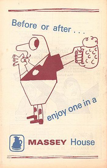 Match programme - BackCover