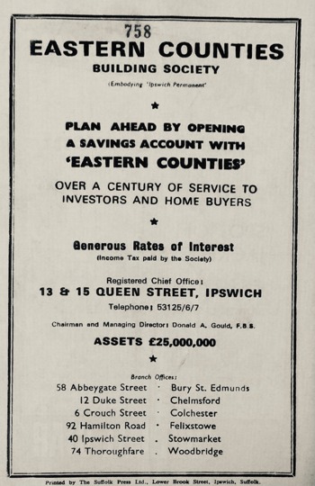 Match Programme backcover