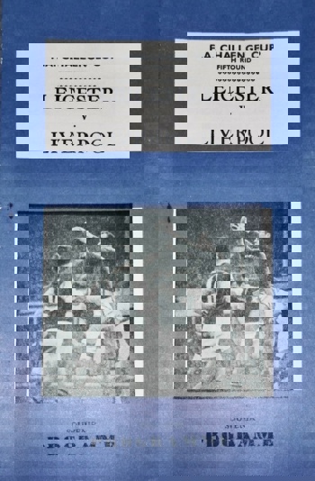 Souvenir Match programme