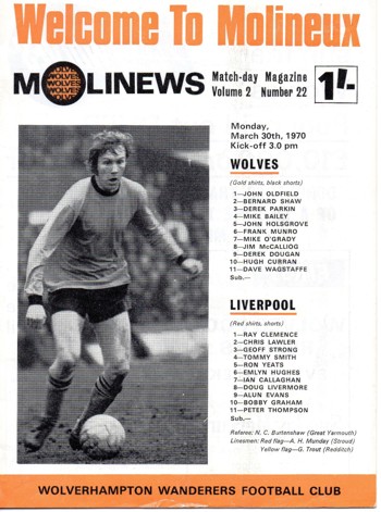 Match programme