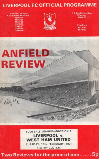 Match programme