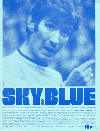 Match programme