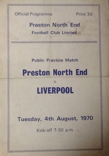 Match programme