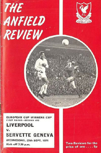 Match programme