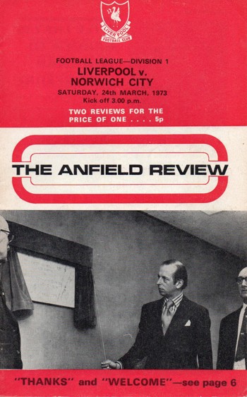 Match programme