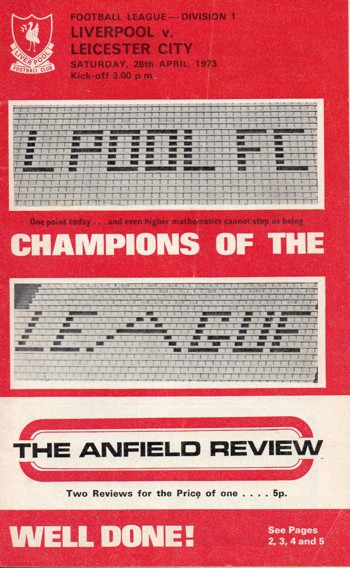 Match programme