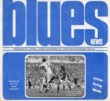 Match programme