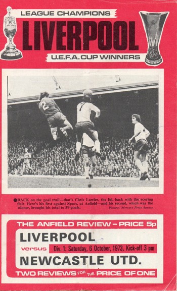 Match programme