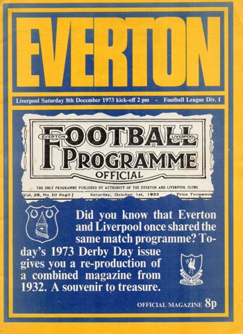 Match programme