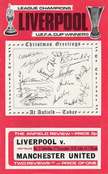Match programme