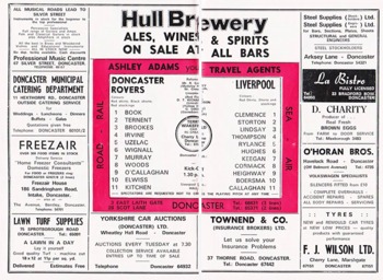 MatchProgramme Lineups