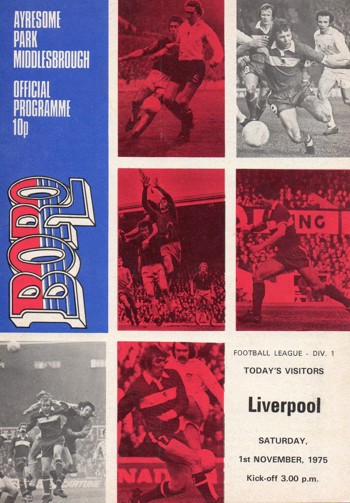 Match programme