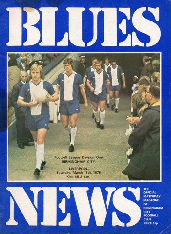 Match programme