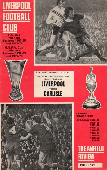 Match programme