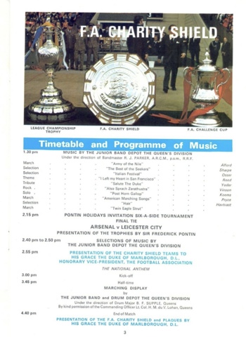 Match programme article