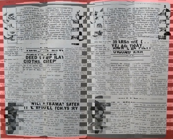 Match programme article