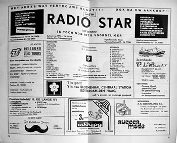 Match programme lineups