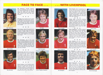 Match Programme - Pen Pictures