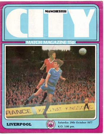 Match programme