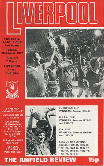 Match programme