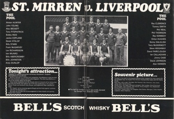 Match programme pages 10 & 11