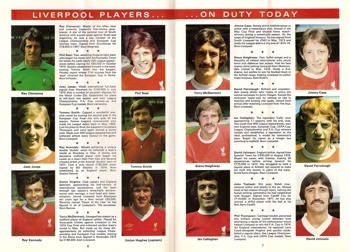 Match Programme - Pen Pictures