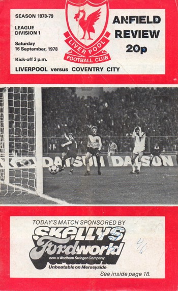 Match programme
