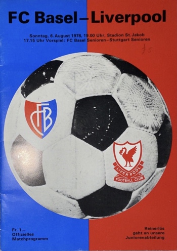 Match programme