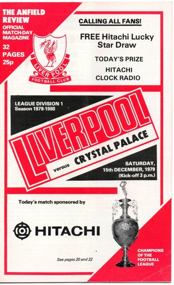 Match programme
