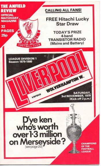 Match programme