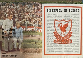 Match programme article