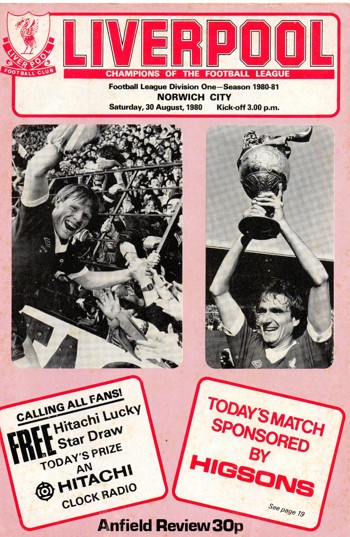 Match programme