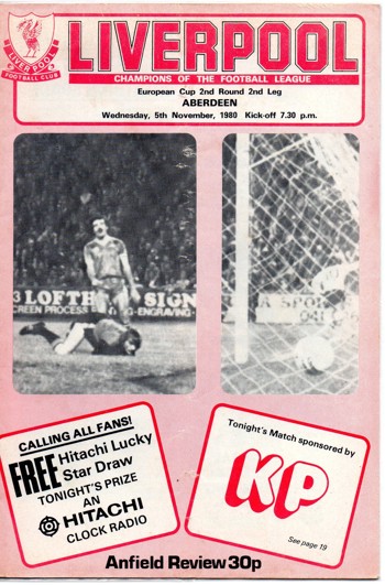 Match programme