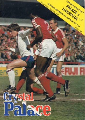 Match programme