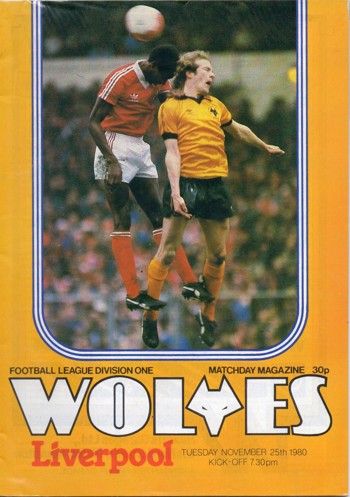 Match programme