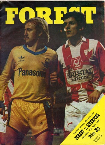 Match programme