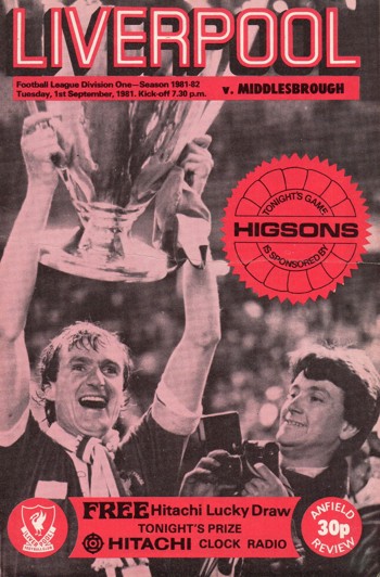 Match programme