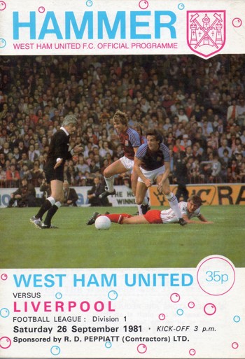 Match programme