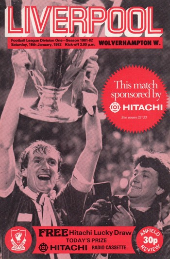 Match programme