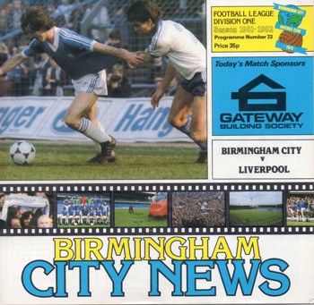 Match programme