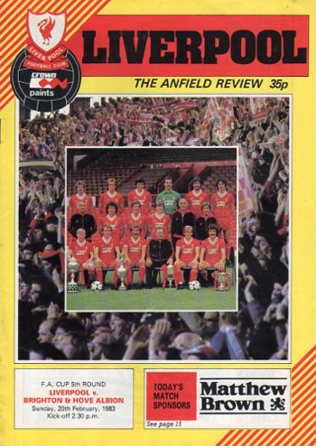 Match programme