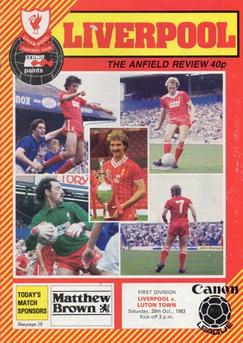 Match programme