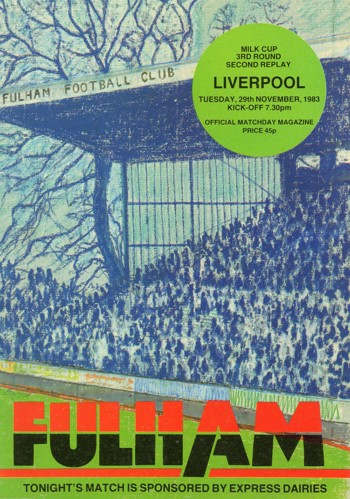 Match programme